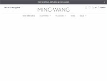 Tablet Screenshot of mingwangknits.com